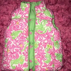 Lilly Pulitzer reversible vest